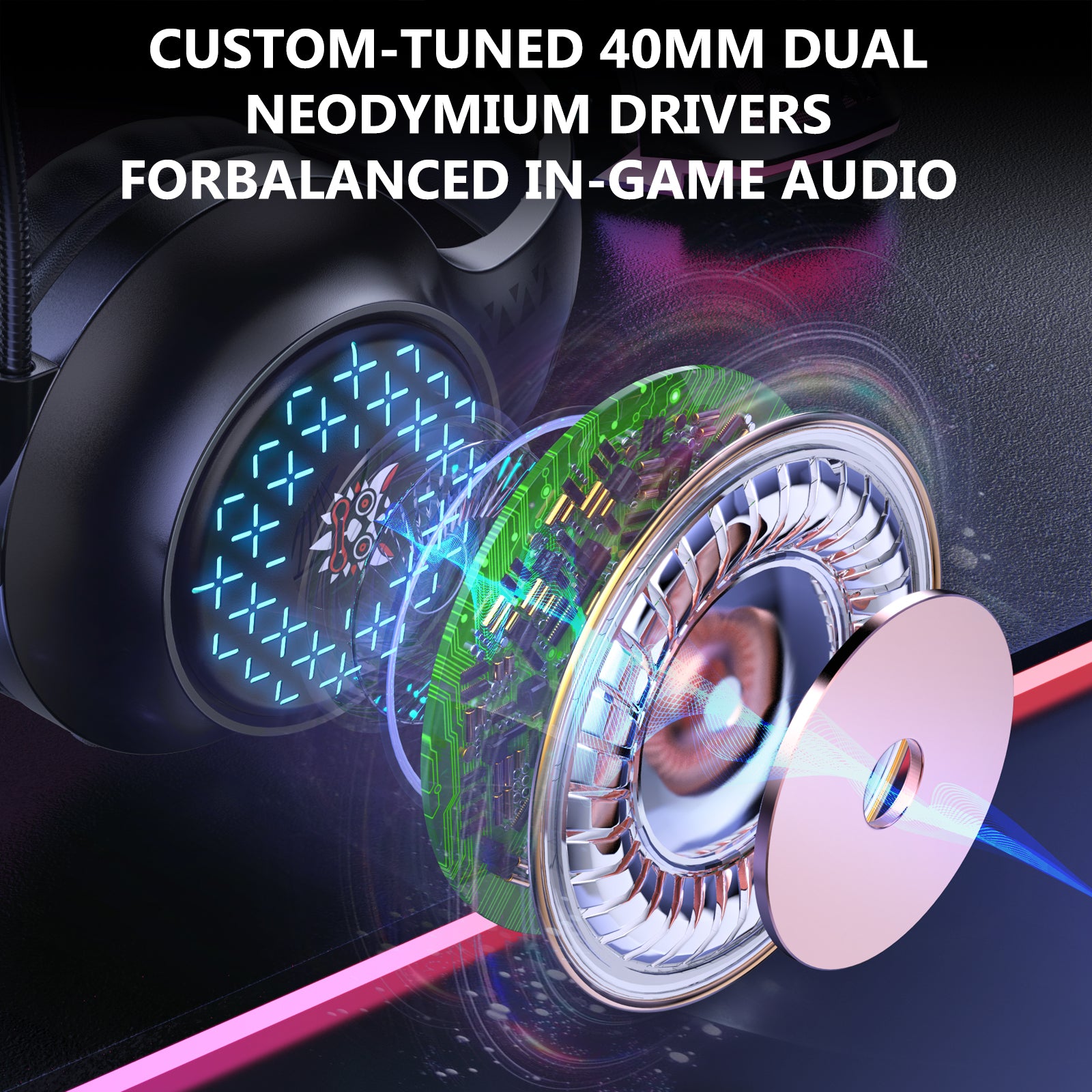 ONIKUMA X7 Gaming Headset Wired Headphone with 360 Degree Rotating Microphone Monochromatic Light ONIKUMA X7 Gaming Headset Wired Headphone with 360 Degree Rotating Microphone Monochromatic Light